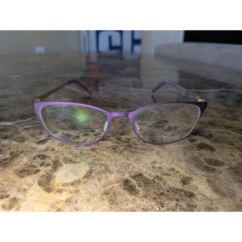 Marie Claire MC6216 Stainless Steel Reading Glasses Purple/Gold 51mm